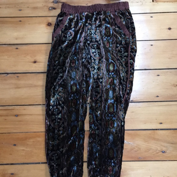 Pants - Velvet gypsy pants